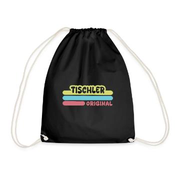 Cadeau pour menuisier - Sac de sport léger - noir - Devant