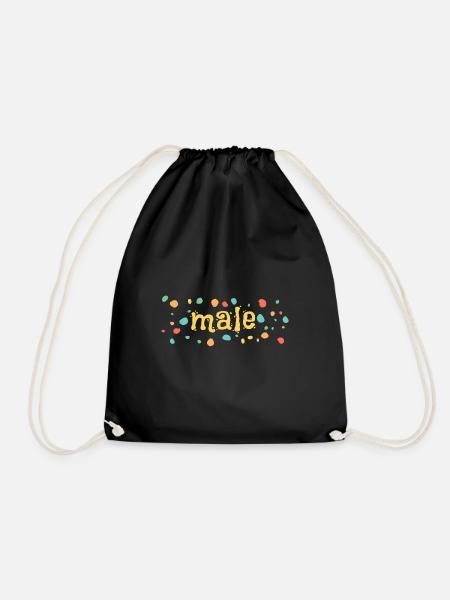 Geschenk für malte - Turnbeutel - Schwarz