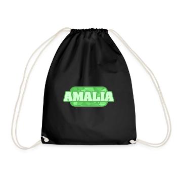 Gesundheit Amalia - Turnbeutel - Schwarz - Vorne