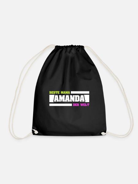 Mother Amanda - Drawstring Bag - black