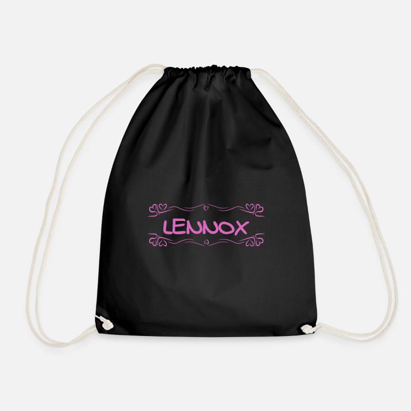Name: Lennox - Drawstring Bag - black