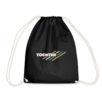 Cadeau pour fille - Sac de sport léger - noir - Devant