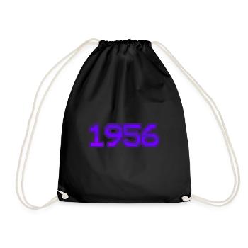 1956 - Drawstring Bag - black - Front