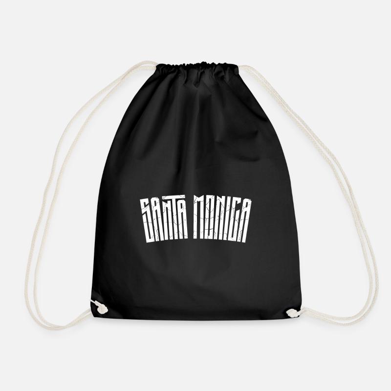 Santa Monica - Turnbeutel - Schwarz