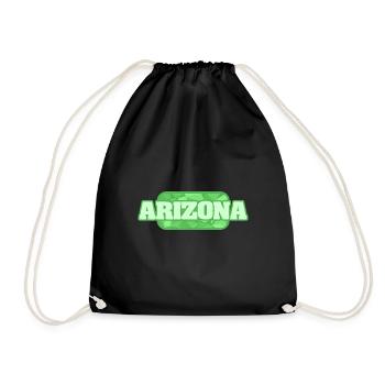 Bio Arizona - Turnbeutel - Schwarz - Vorne