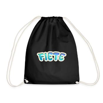 Job Fiete - Drawstring Bag - black - Front