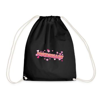 Meatball design for the meatball fan - Drawstring Bag - black - Front