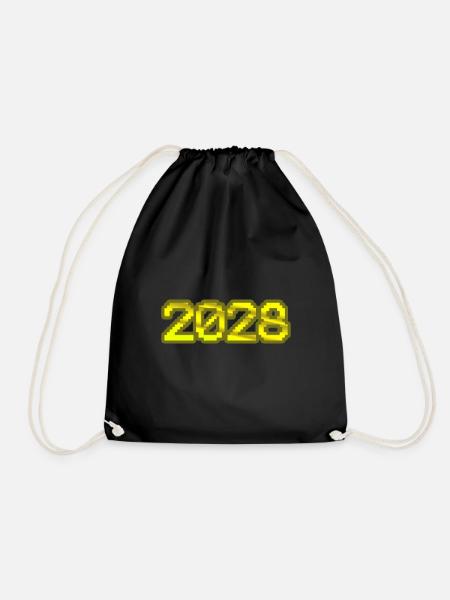 Nerd 2028 - Turnbeutel - Schwarz