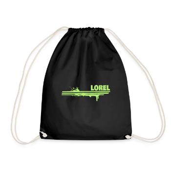 Splash of color Lorel - Drawstring Bag - black - Front