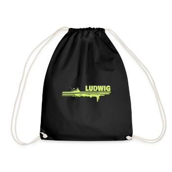 Cadeau pour Ludwig - Sac de sport léger - noir - Devant