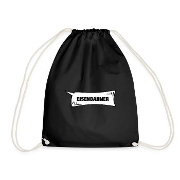 Eisenbahner - Turnbeutel - Schwarz - Vorne