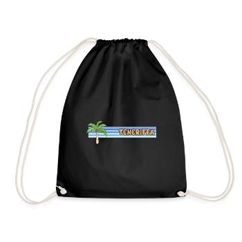 Vacances à Tenerife - Sac de sport léger - noir - Devant