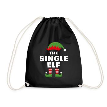 Der einzelne Elf - Turnbeutel - Schwarz - Vorne