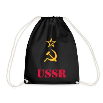 USSR (V) - Sac de sport léger - noir - Devant