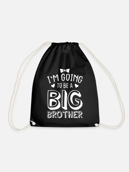 I'm Going To Be A Big Brother - Turnbeutel - Schwarz