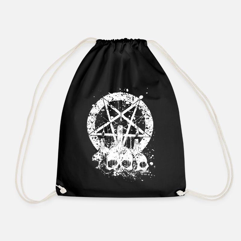 Gothic Skull - Turnbeutel - Schwarz