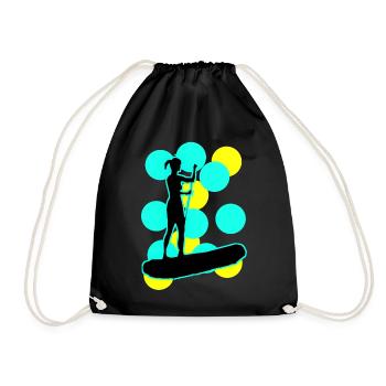 femme sup - Sac de sport léger - noir - Devant