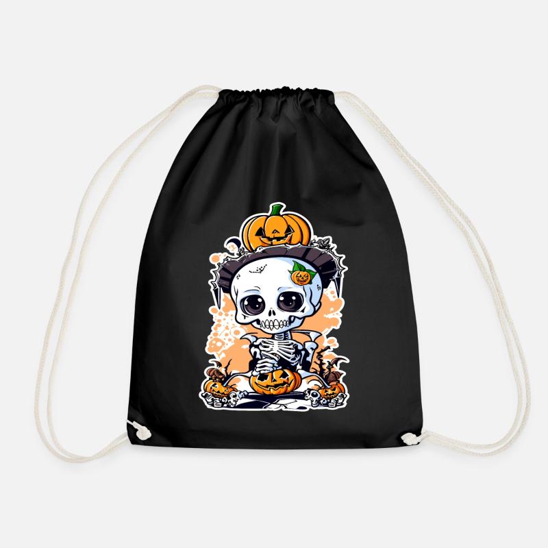 Halloween Knut - Turnbeutel - Schwarz