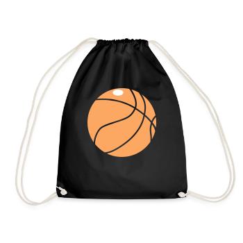 Basketball 5 0 25 - Turnbeutel - Schwarz - Vorne