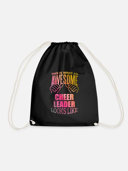 Cheerleading Cheerleading Cheerleading - Turnbeutel - Schwarz