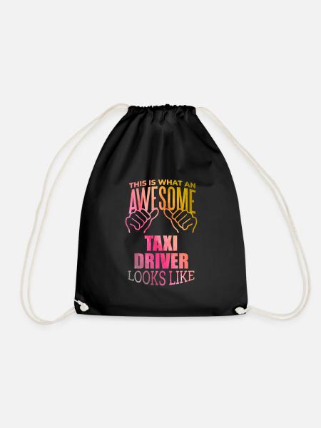 Chauffeur de taxi Chauffeur de taxi - Sac de sport léger - noir