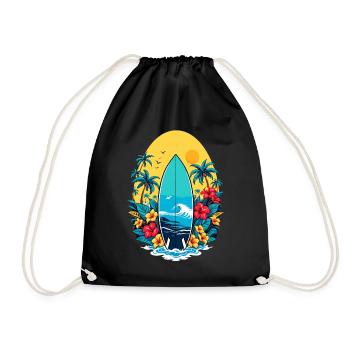 Planche de surf élégante - Sac de sport léger - noir - Devant