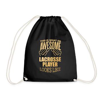 Lacrosse Lacrosse Lacrosse - Turnbeutel - Schwarz - Vorne
