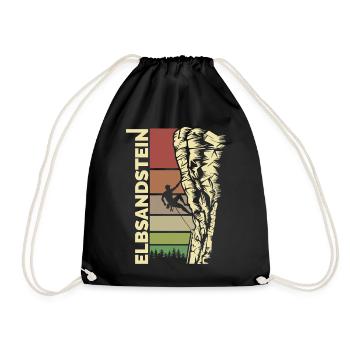 Escalade des montagnes de grès de l’Elbe - Suisse saxonne - Sac de sport léger - noir - Devant