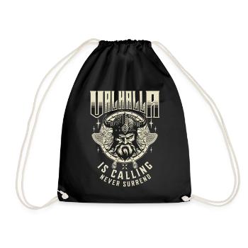 Valhalla is Calling - Drawstring Bag - black - Front