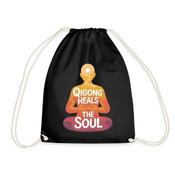 Qigong Tai Chi - Sac de sport léger - noir - Devant