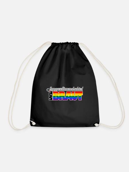 TEAM:BRAUT (Pride-Version) - Turnbeutel - Schwarz