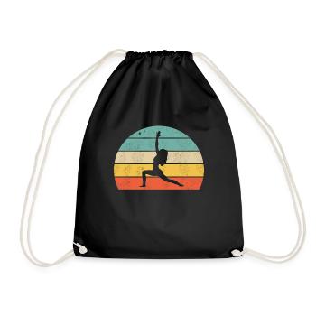 Chemise de yoga - Sac de sport léger - noir - Devant