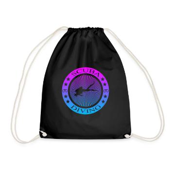 Scuba Diving - Turnbeutel - Schwarz - Vorne