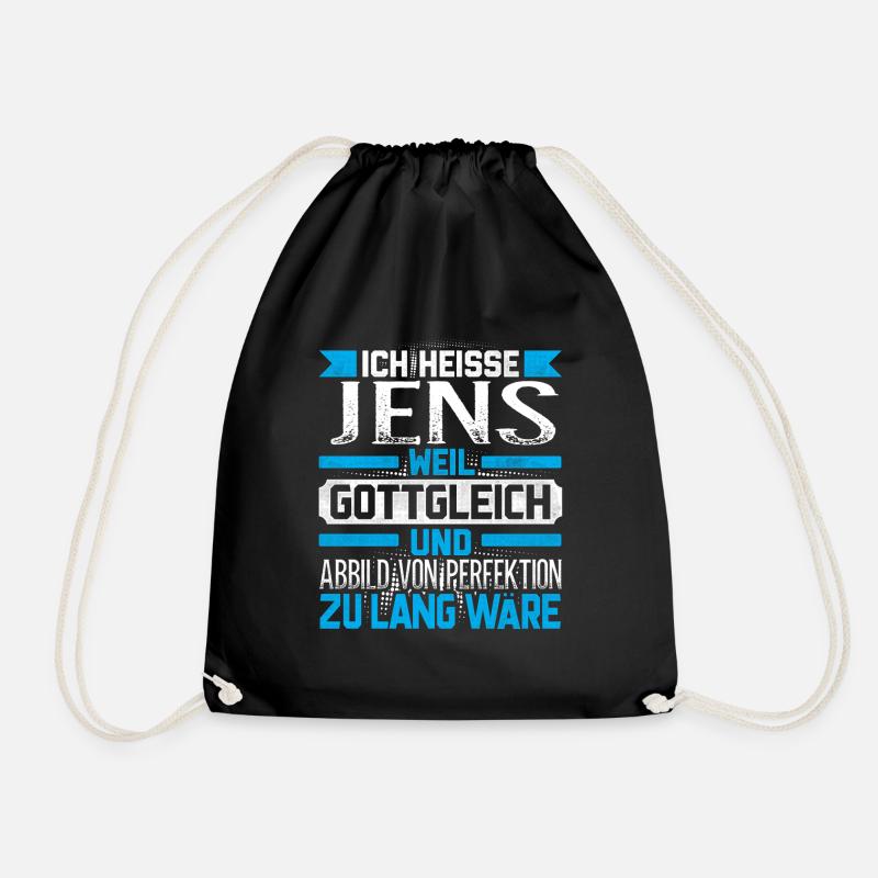 JENS - Gottgleich - Turnbeutel - Schwarz