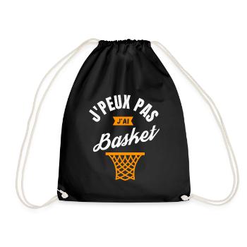 J Peux Pas J Ai Basket - Sac de sport léger - noir - Devant