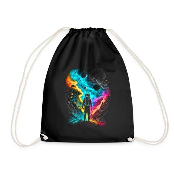 Astronaute - Sac de sport léger - noir - Devant