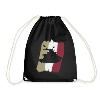 Water Sports Boat Jet Ski - Drawstring Bag - black - Front