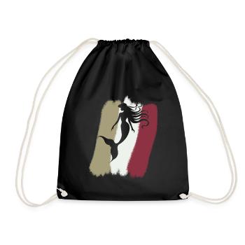 Mythical creature Marina Flosse - Drawstring Bag - black - Front