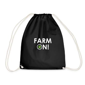 Ferme sur - Sac de sport léger - noir - Devant