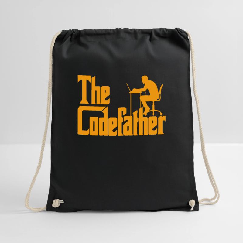 Entwickler Spaß Spruch The Codefather Coder Turnbeutel
