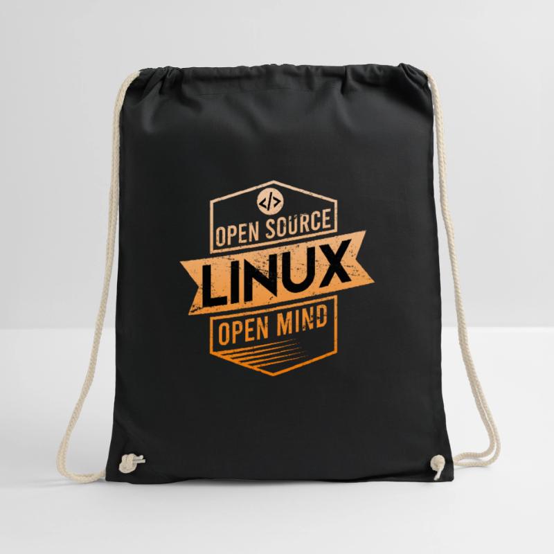 Linux Open Source Open Mind Betriebssystem Turnbeutel