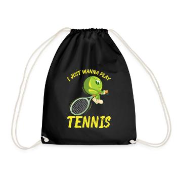 Jeu de tennis amusant Balle de tennis enfants - Sac de sport léger - noir - Devant