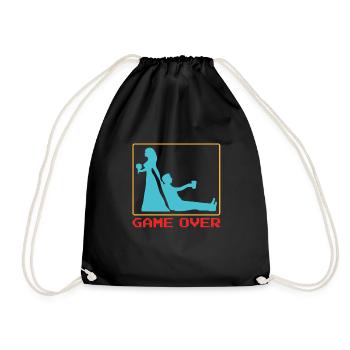 Célibataires Enterrement de vie de garçon Gamer Sort - Sac de sport léger - noir - Devant