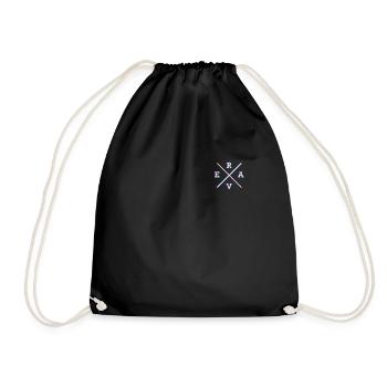 Raver Spruch Rave Hemdtasche Brusttasche Techno - Turnbeutel - Schwarz - Vorne