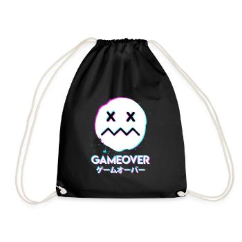 Game over Acid Techno Music Japan - Drawstring Bag - black - Front