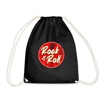 Rock and Roll Rockmusik Heavy Metal Gitarre - Sac de sport léger - noir - Devant