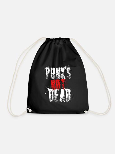 Punk is not Dead Punks Rock Punker Rockmusik - Sac de sport léger - noir