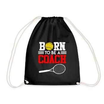 Entraîneur de tennis Coach Witz Born to be a Coach - Sac de sport léger - noir - Devant