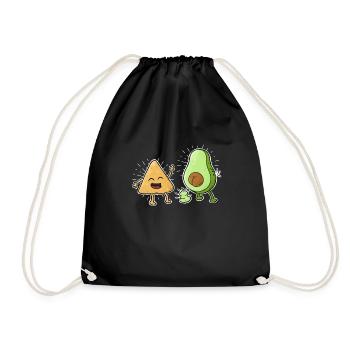 Drôle mexicain Mexicain Posto Avocado Design - Sac de sport léger - noir - Devant