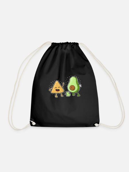 Lustiges Mexikaner Mexiko Nacho Avocado Design - Turnbeutel - Schwarz
